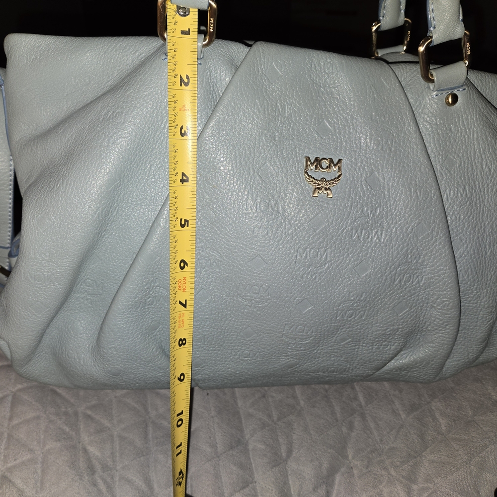 MCM Blue Leather Women's Bag - Picture 8 of 14